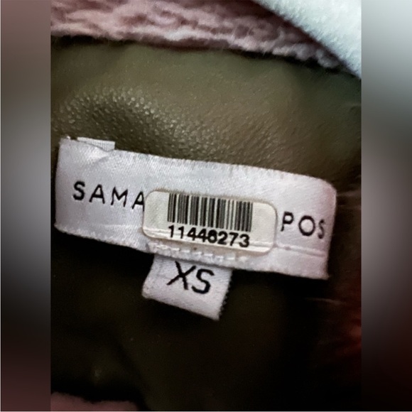 SAMANTHA SIPOS Faux Fur Moto Leather Jacket - Picture 17 of 17